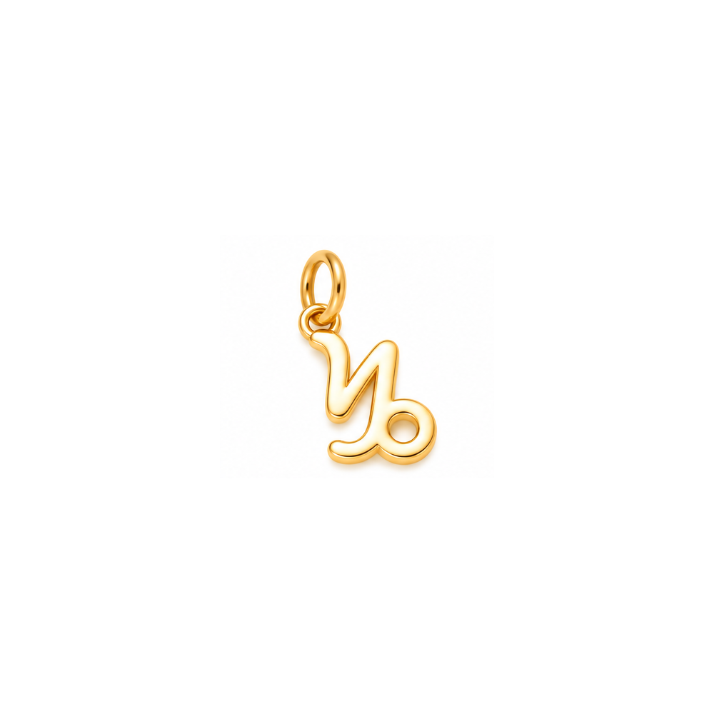 Capricorn Zodiac Charm – Gold