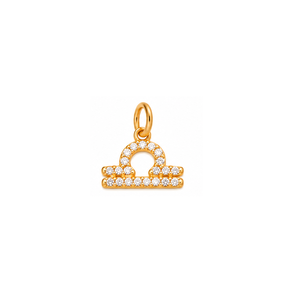 Libra Sparkly Zodiac Charm