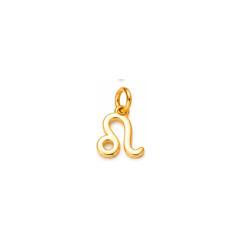 Leo Zodiac Charm – Gold