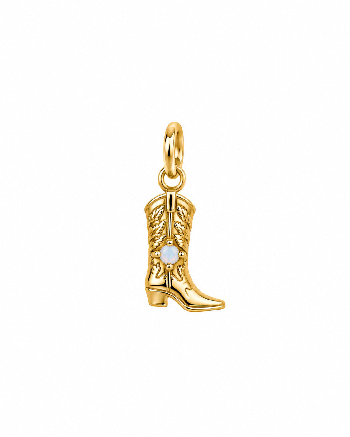 Cowboy Boot Charm – Gold