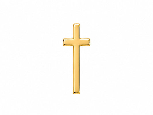 Minimalist Gold Cross Charm