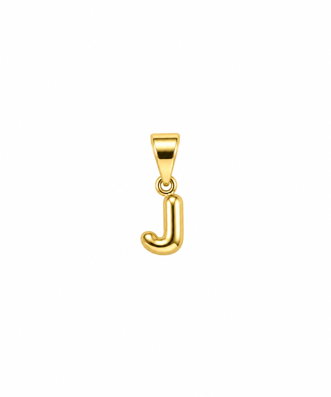 Initial J Charm – Small Bubble – Gold
