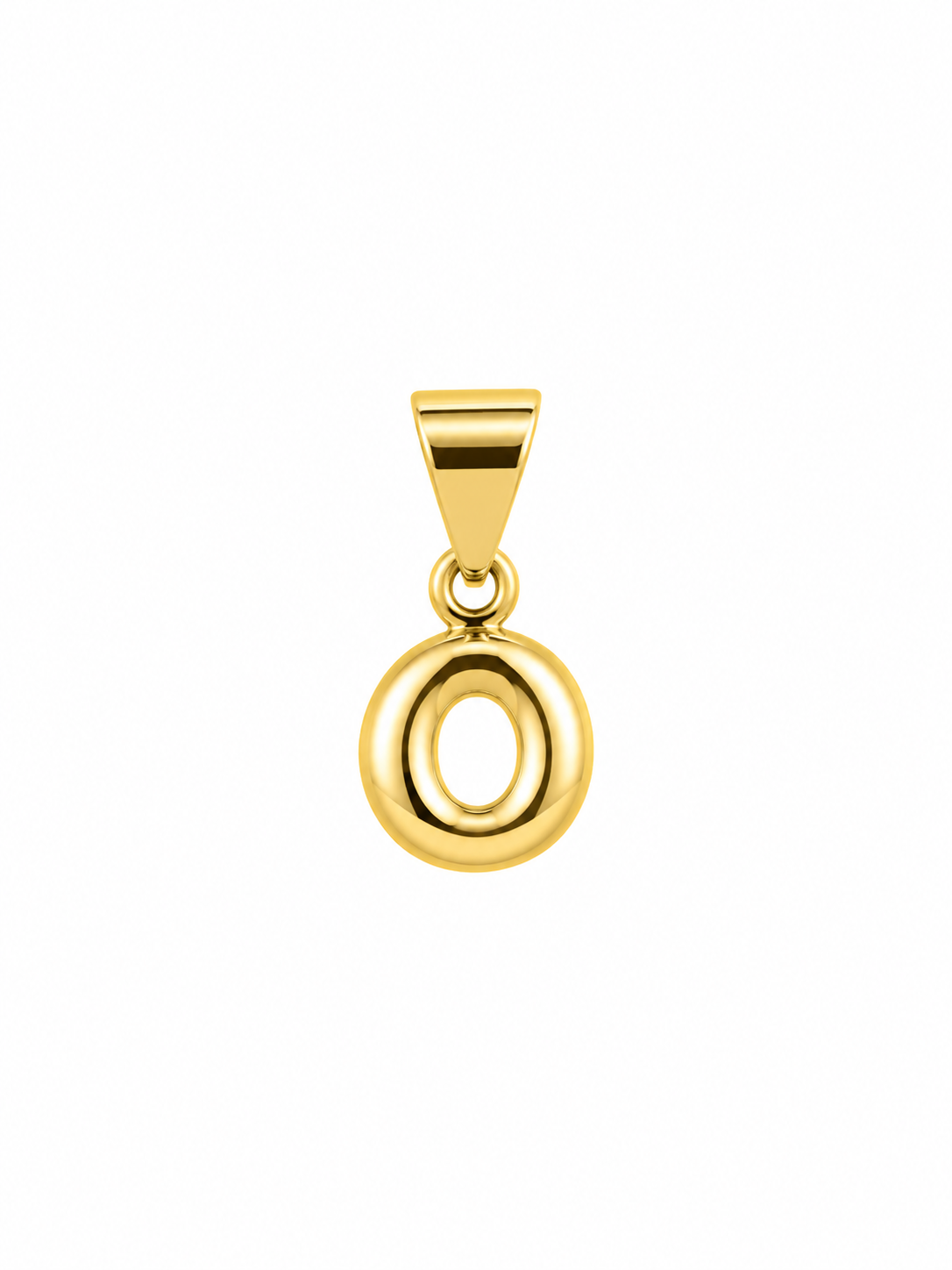 Initial O Charm – Small Bubble – Gold