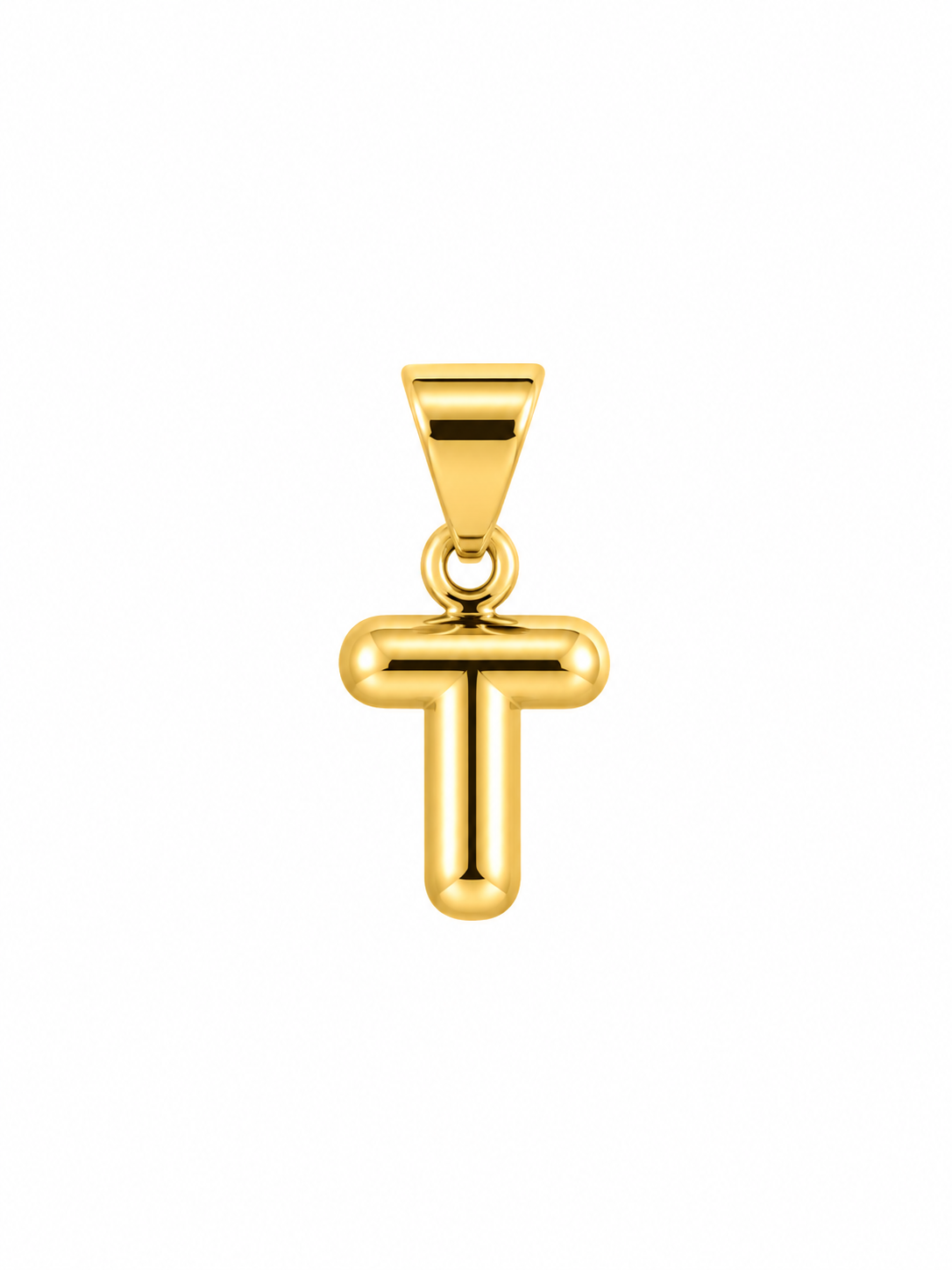Initial T Charm – Small Bubble – Gold