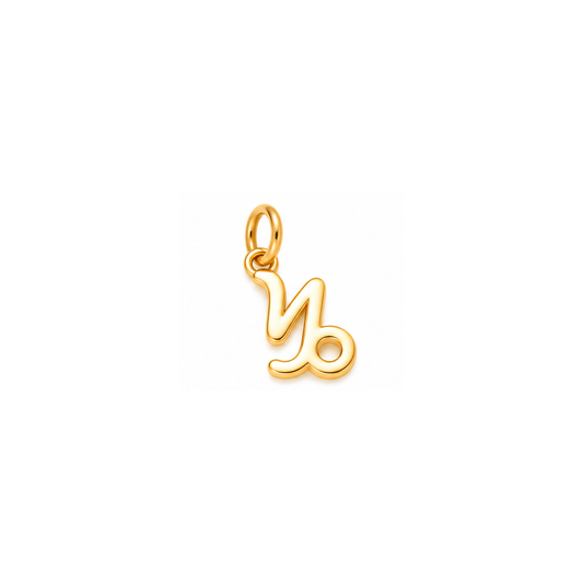 Capricorn Zodiac Charm – Gold