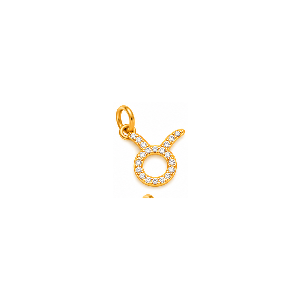 Taurus Sparkly Zodiac Charm