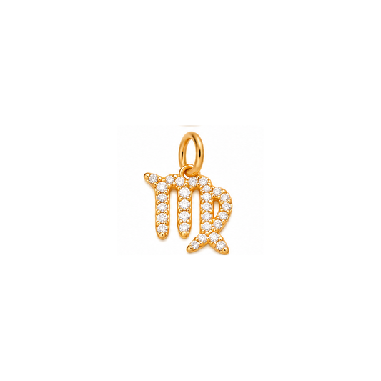 Virgo Sparkly Zodiac Charm