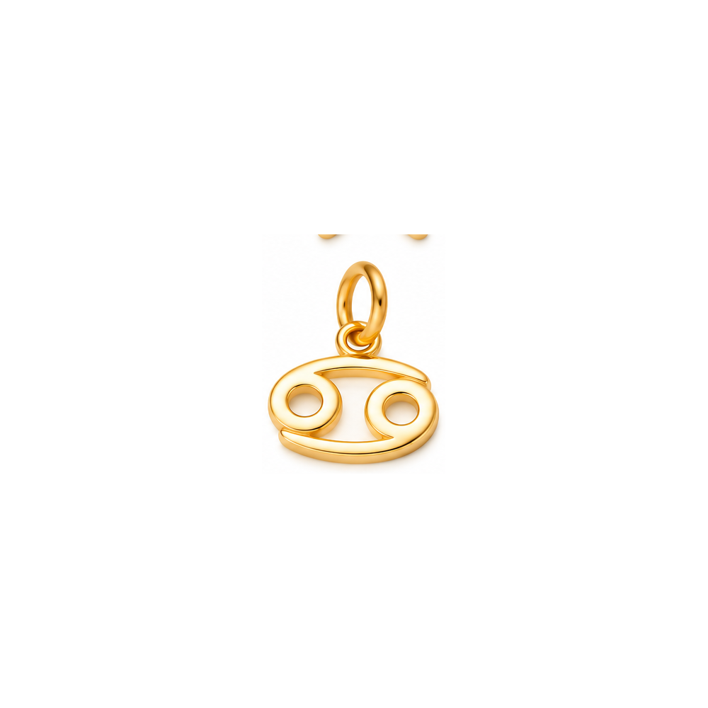 Cancer Zodiac Charm – Gold