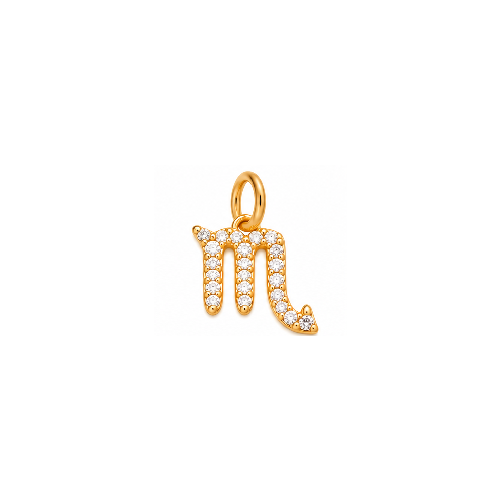 Scorpio Sparkly Zodiac Charm