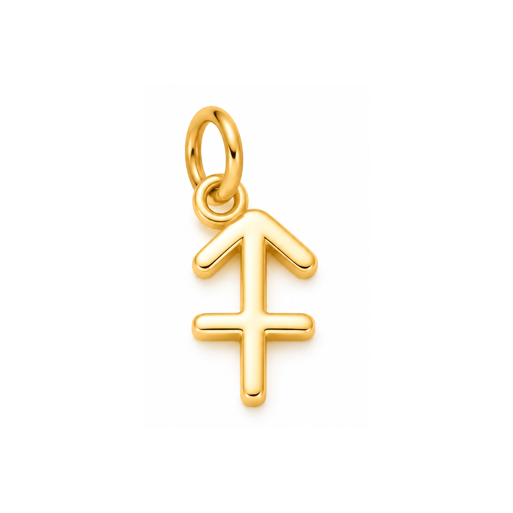 Sagittarius Zodiac Charm – Gold