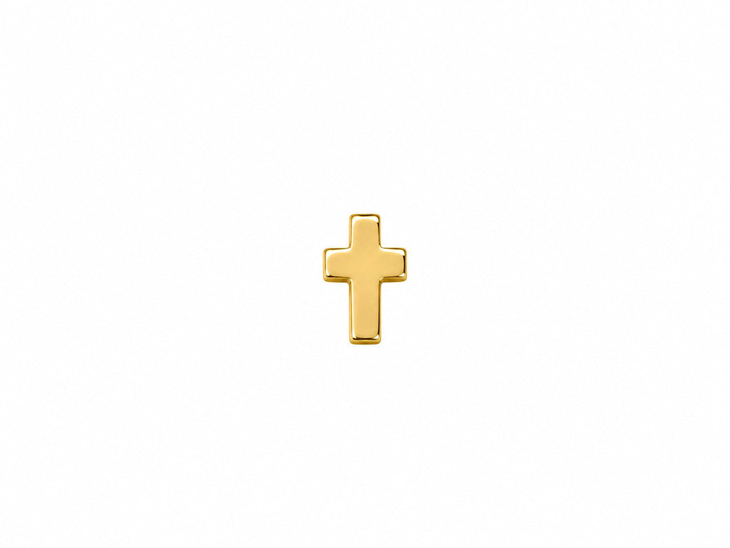 Petite Gold Cross Charm