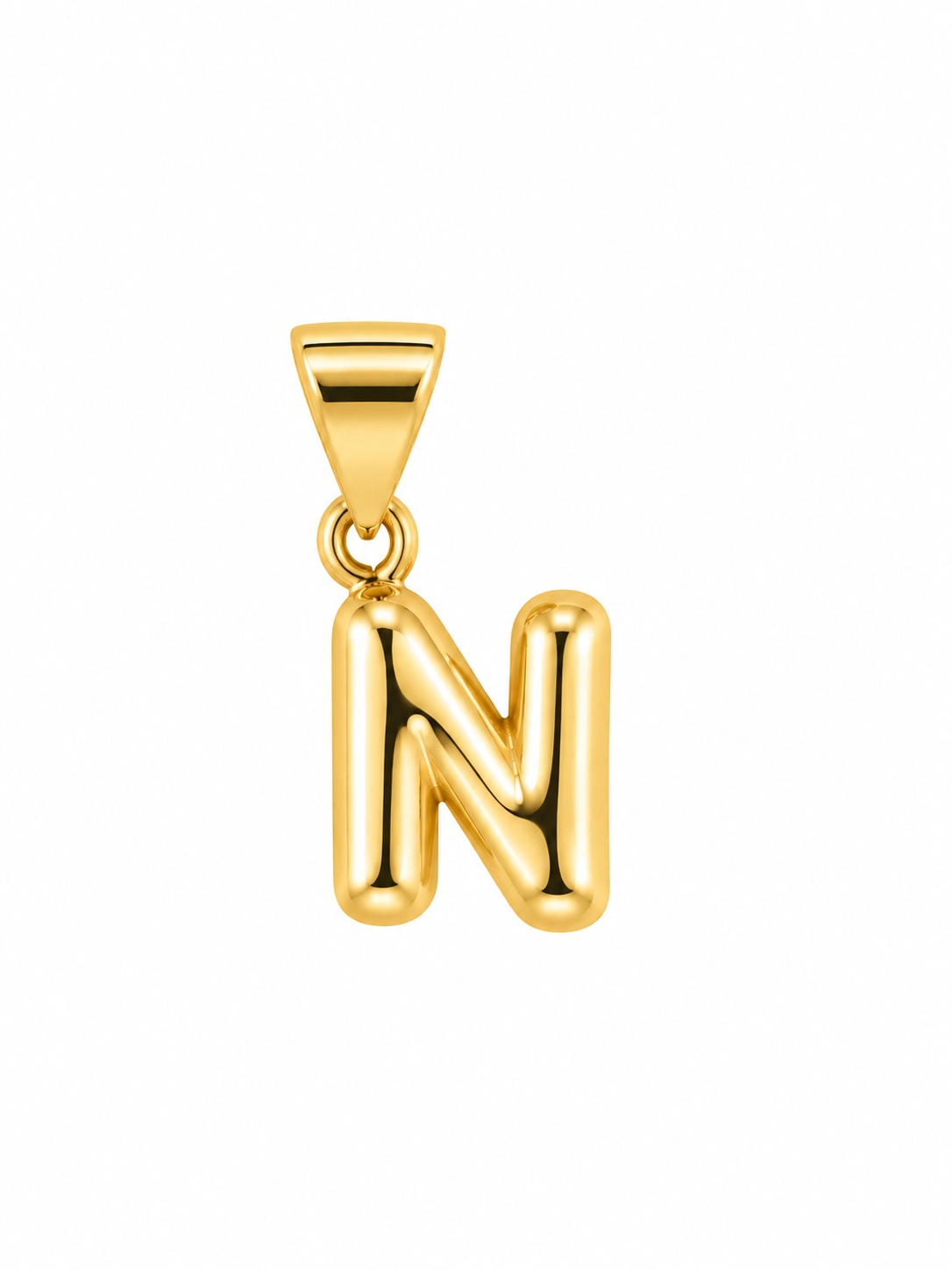 Initial N Charm – Small Bubble – Gold