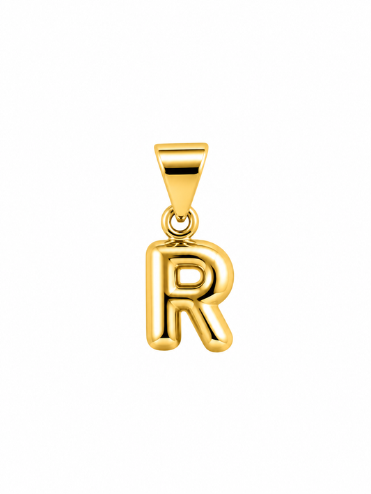 Initial R Charm – Small Bubble – Gold