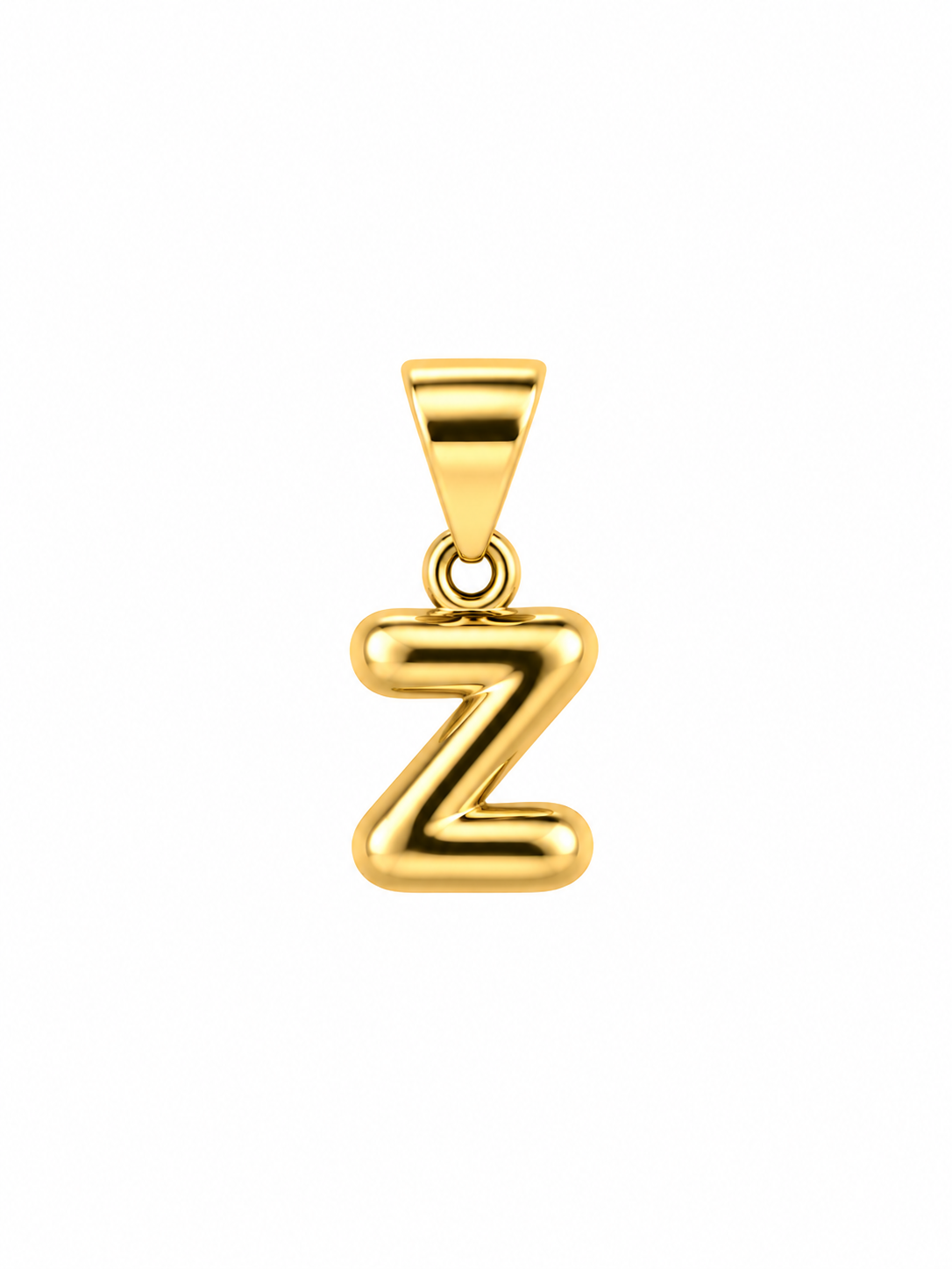 Initial Z Charm – Small Bubble – Gold