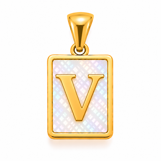 Initial V Charm – MOP Rectangle