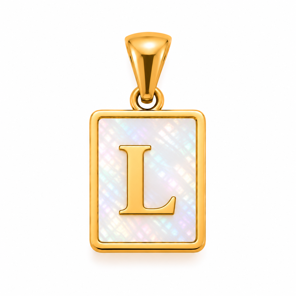 Initial L Charm – MOP Rectangle