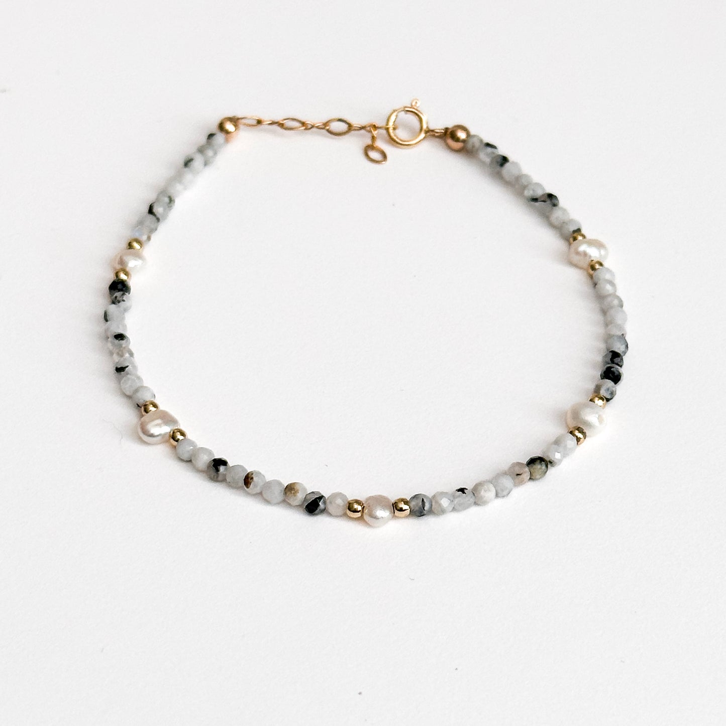 Rainbow Moonstone & Freshwater Pearl Jewelry